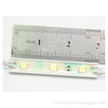 Flexible White 3 Pcs 5050 Smd Led Module, Rex7813 48~60lm Ip68 Led Modules For Channel Letter